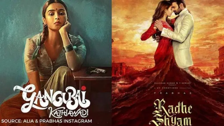 Alia Bhatt's 'Gangubai Kathiawadi' to clash with Prabhas' 'Radhe Shyam' at the box office Alia Bhatt