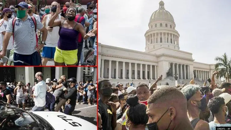 Cuba: Locals protest for 'freedom', food and COVID vaccines; chant 'Down with Communism' Cuba