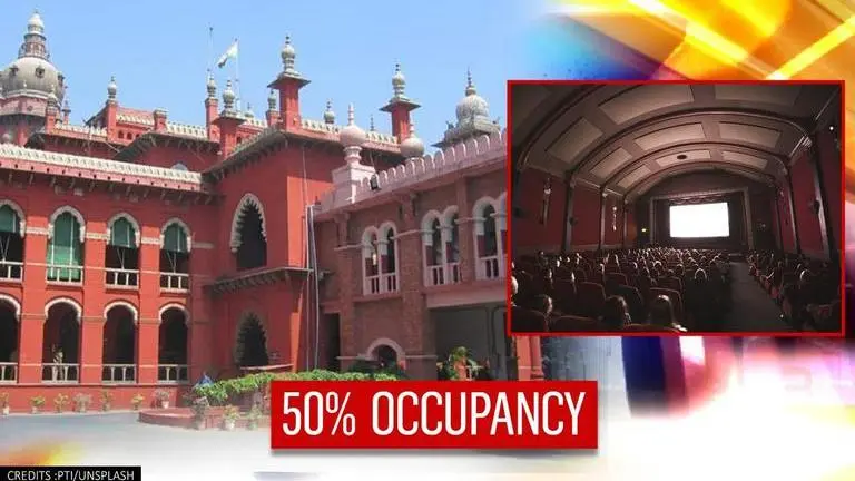 Madras HC orders theatres in TN to operate at 50% occupancy; seeks govt's reply by Jan 11 Tamil Nadu