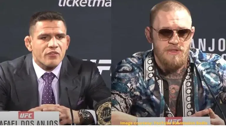 Conor McGregor challenged by cocky Rafael Dos Anjos to come out of retirement and fight Conor McGregor