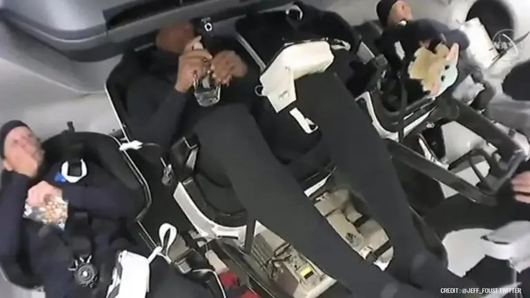 Baby Yoda reaches space with Crew-1 astronauts onboard NASA-SpaceX flight: Watch NASA