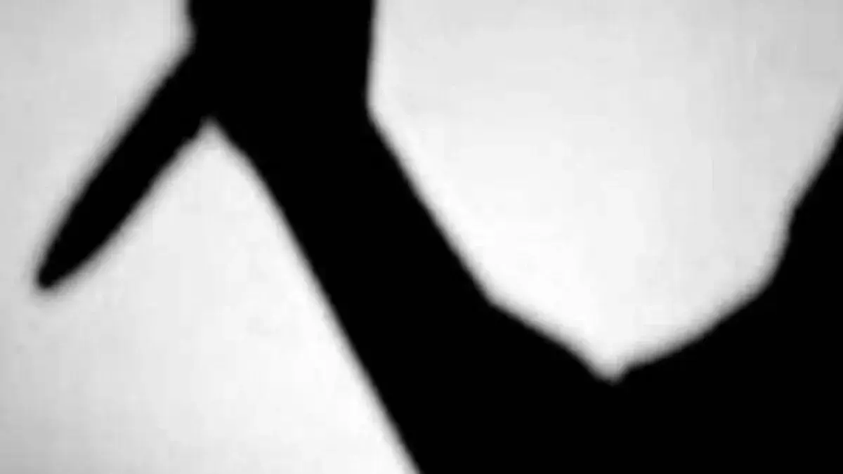 Representative image of a knife attack.