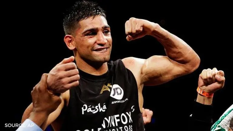 Amir Khan once again accuses Kell Brook of "running away" from a fight amir khan
