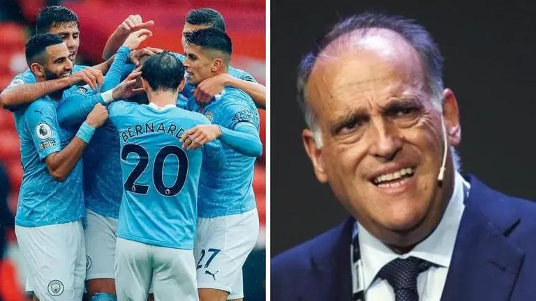 LaLiga president lashes out at Man City, claims PL giants are "financed differently" laliga