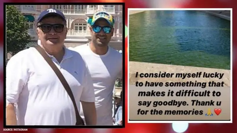 Rishi Kapoor's son-in-law Bharat Sahni pens heartening note post rituals at Banganga rishi kapoor