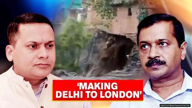 'Turning Delhi into London can wait': BJP targets Kejriwal on plight of Delhi after rains BJP