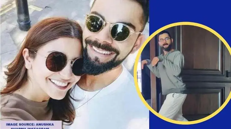 Anushka Sharma spots a 'dinosaur' loose in her house, Virat is his hilarious best; WATCH anushka sharma