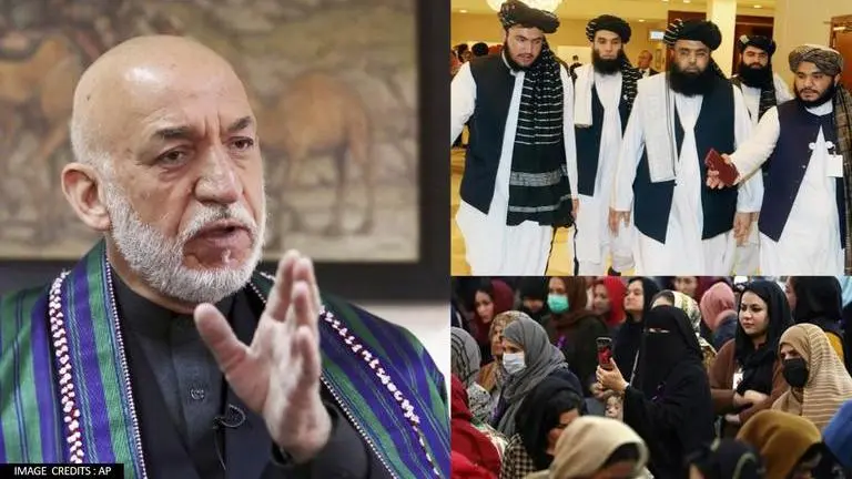 Hamid Karzai talks about women's rights, education; says 'Taliban failed to keep promises' Taliban