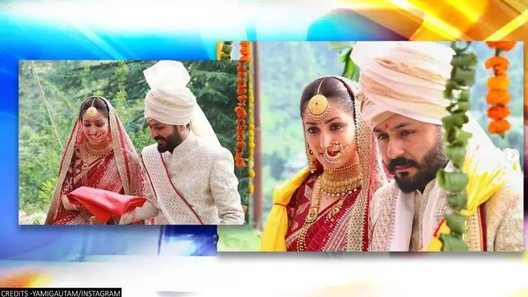 Yami Gautam, Aditya Dhar raise a toast to celebrate 1 month of wedding with throwback pic Yami Gautam, Aditya Dhar, One month marriage of Yami-Aditya, Yami ties knot with Aditya