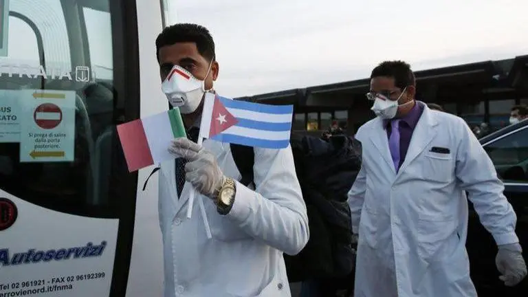 Cuban doctors arrive in SAfrica to help fight virus