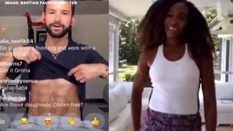 Grigor Dimitrov shows 6-pack abs to ex-love Serena Williams' sister Venus; watch video Grigor Dimitrov