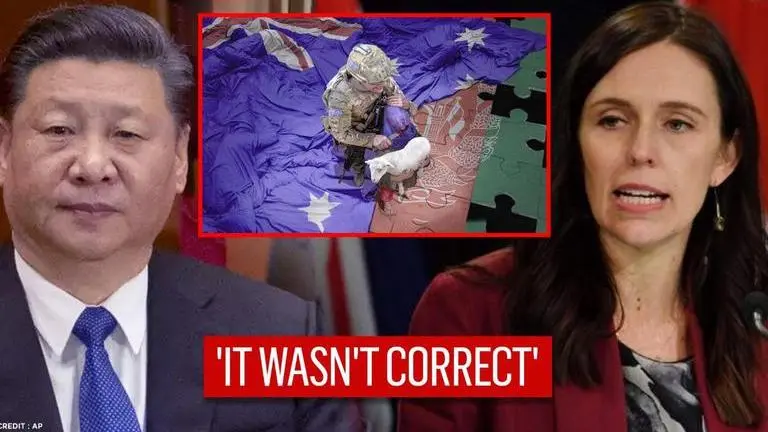 NZ leader Jacinda Ardern raises concerns over China’s graphic tweet