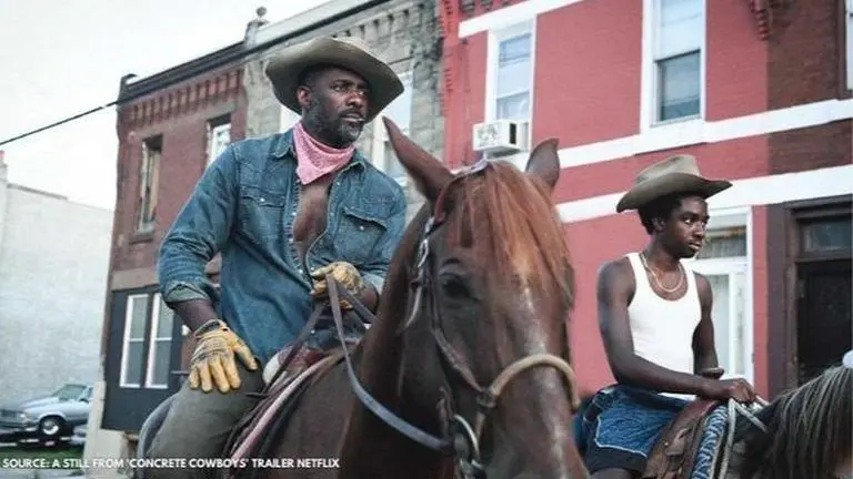 'Concrete Cowboy' trailer: Idris Elba and Caleb McLaughlin star in Netflix's drama Concrete Cowboy Trailer