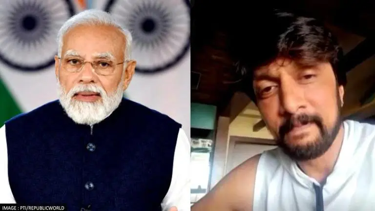 Kichcha Sudeepa lauds PM Modi's appeal on language row; 'It felt good to hear those words' kiccha sudeep