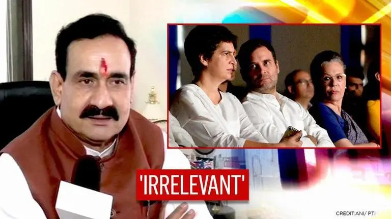 Congress has no leadership against Modi-Shah, Party has become irrelevant: Narottam Mishra Narottam Mishra