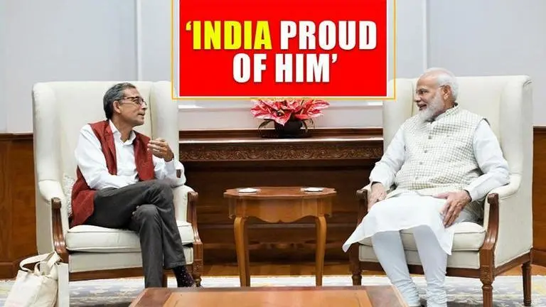 PM Modi has extensive discussion with Nobel laureate Abhijit Banerjee PM Modi