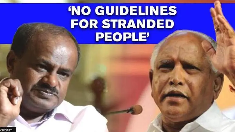 Kumaraswamy slams Karnataka govt; says no guidelines from govt to bring stranded people Kumaraswamy