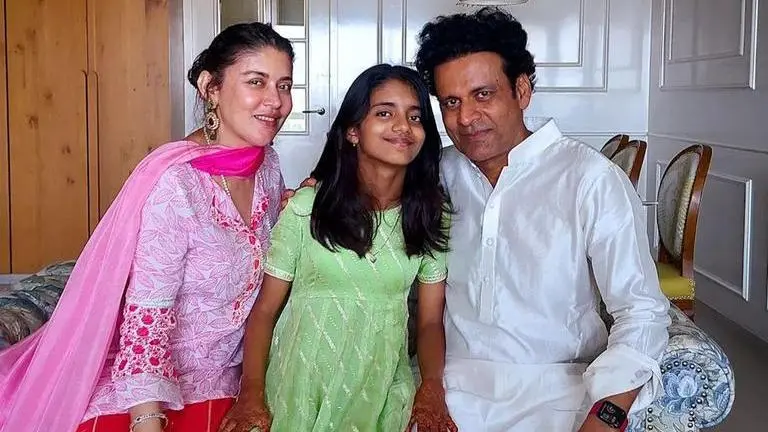 Manoj Bajpayee shares picture-perfect moment with wife Shabana Raza, daughter Manoj Bajapayee