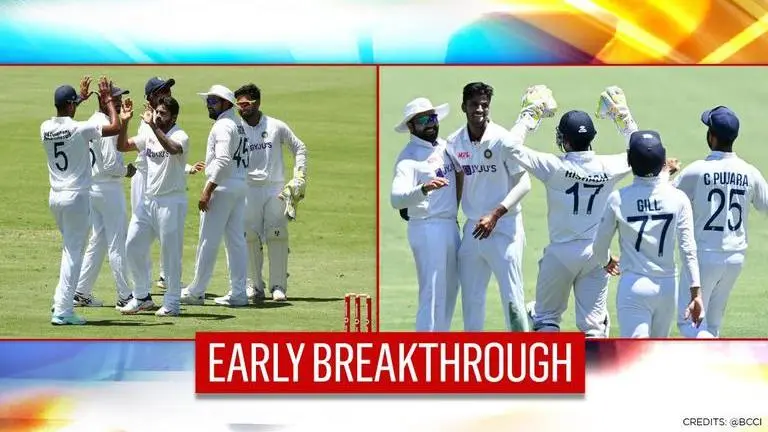 India get early breakthrough as Thakur picks two, Sundar gets Green on Day 2 at Gabba India