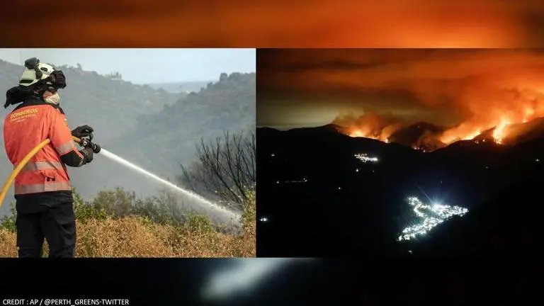 Spain deploys military, evacuates around 2,500 people as wildfire blazes for fifth day Spain