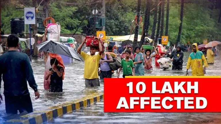 Bihar floods affect 10 lakh; 1 lakh rescued, community kitchens & relief camps set up Bihar floods