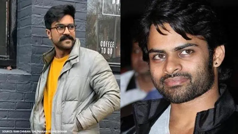 Ram Charan wishes brother Sai Dharam Tej on his birthday; sends 'lots of love' Ram Charan and Sai Dharam Tej