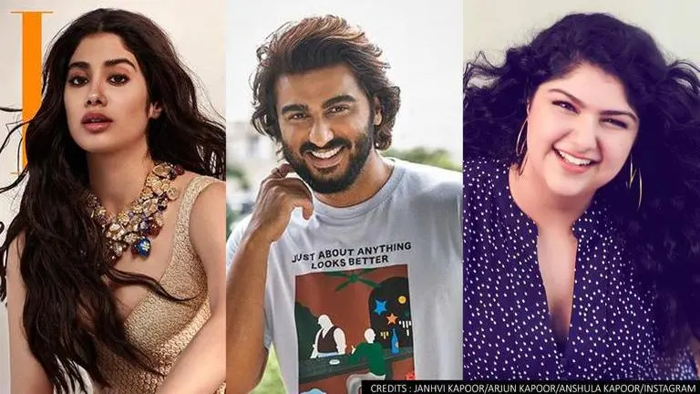 Janhvi Kapoor wants to ward off 'evil eye' from Anshula, Arjun Kapoor in recent pic Janhvi Kapoor