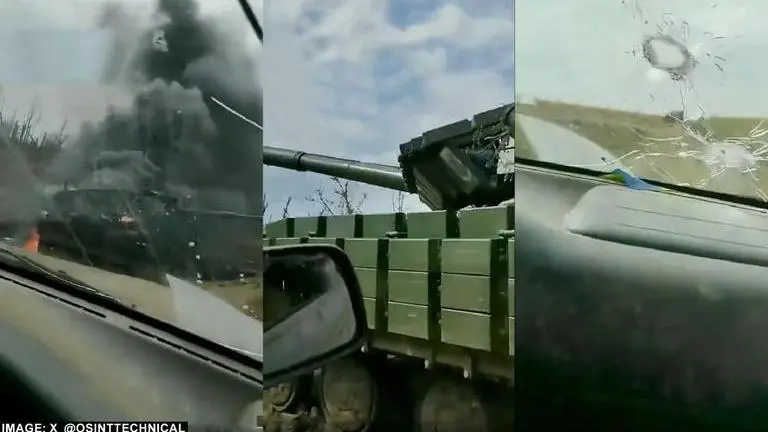 WATCH: Ukraine battlefield video shows destruction of British Challenger 2 tank in a first Challenger 2 tank UK