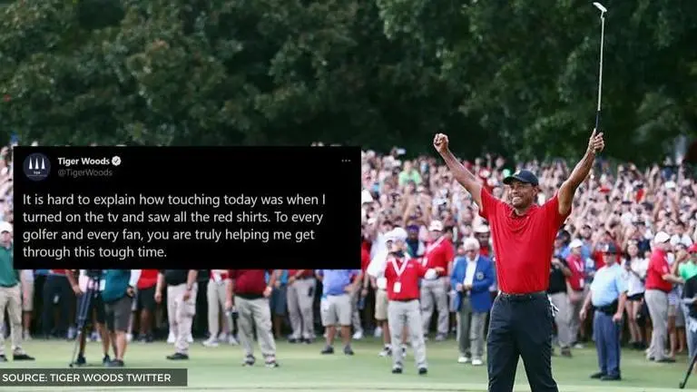 Tiger Woods thanks 'Every Golfer And Fan' for helping him recover from horrific car crash tiger woods