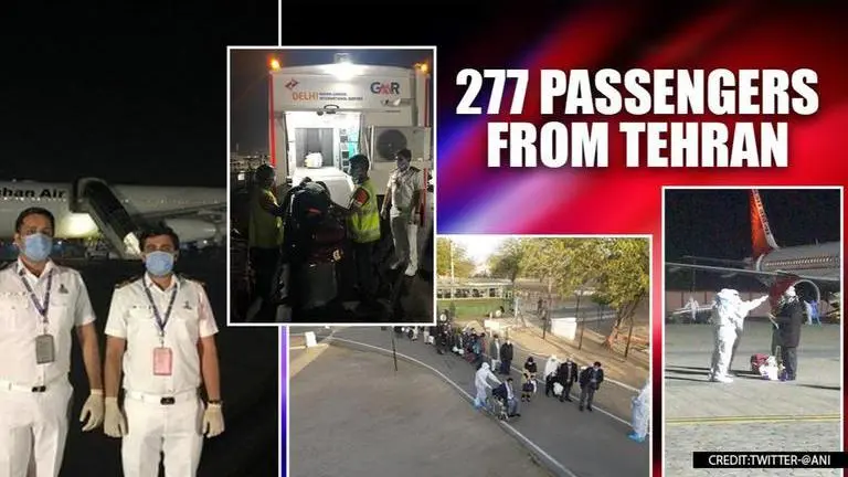 Flight carrying 277 Indians from Iran lands in Jodhpur; all Coronavirus negative Mahan Air flight