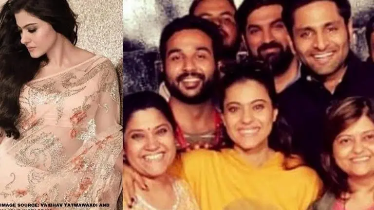 Kajol shares BTS moment from 'Tribhanga', asks her team ’Can we catch up again like this?' Kajol