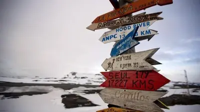 Cold but safe: Argentines in Antarctica rarely don masks