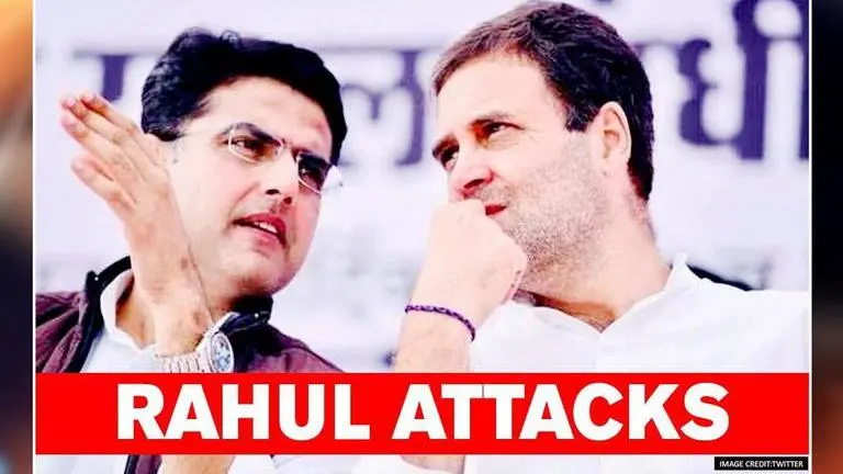 Rahul Gandhi takes jibe at Centre; glosses over delayed 'thoughts' video & Rajasthan chaos Rahul Gandhi