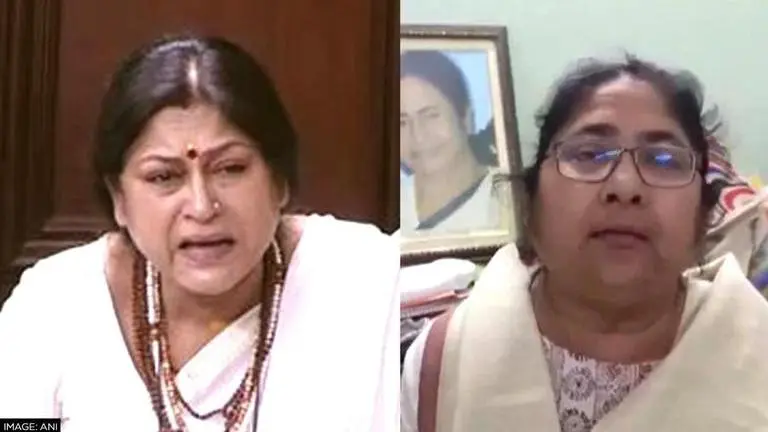 Birbhum Violence: TMC calls Roopa Ganguly's emotional outburst in Rajya Sabha 'a drama' TMC