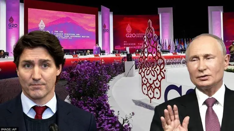 Justin Trudeau says Russia can't be a constructive partner at G20 meeting amid Ukraine war Justin Trudeau