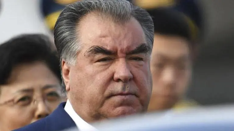 President votes in Tajikistan presidential elections