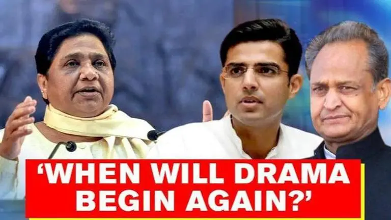 Mayawati raises doubt over Pilot-Gehlot patch-up, says 'the drama might begin again' Rajasthan