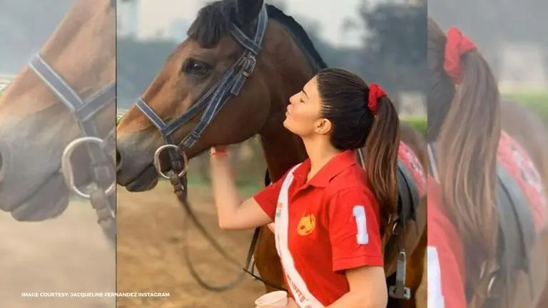 Jacqueline Fernandez's early morning click at Amateur Riders’ Club in Mahalakshmi Jacqueline Fernandez