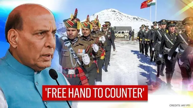 Rajnath Singh: Indian Army at LAC have free hand to counter China's PLA with full force