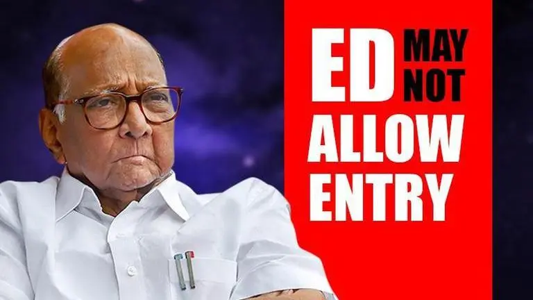 Cooperative bank scam: ED may not allow Sharad Pawar in Mumbai office Sharad Pawar