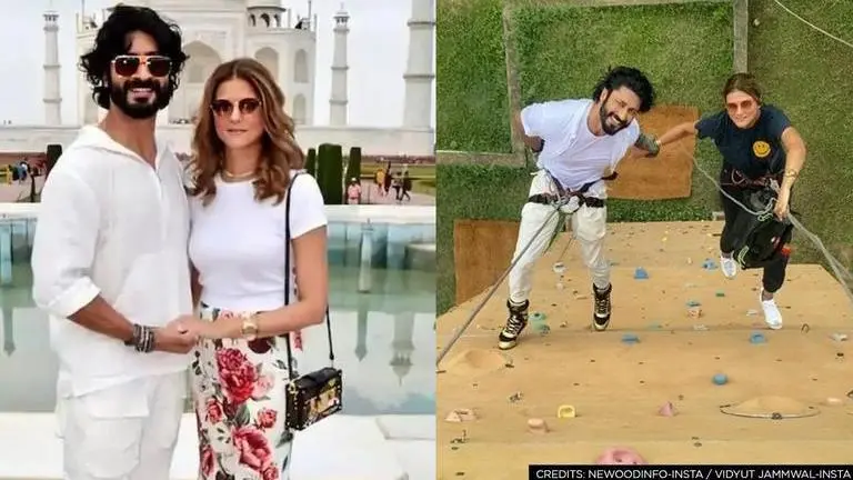 'Did it the Commando Way': Vidyut Jammwal confirms engagement to designer Nandita Mahtani Vidyut Jammwal, Nanita Mahtani, Vidyut Jammwal engaged, Khuda Haafiz 2