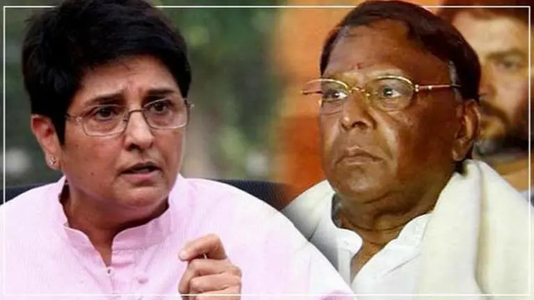 Kiran Bedi slams Puducherry CM for 'Sister of Adolf Hitler' comment Kiran Bedi