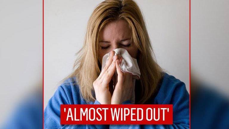 Experts say flu is 'almost wiped out' as it is at lowest level in 130 years