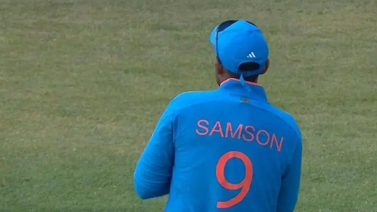 'How is Sanju Samson playing in 1st ODI?': Fans stunned by visuals from IND vs WI match Sanju Samson