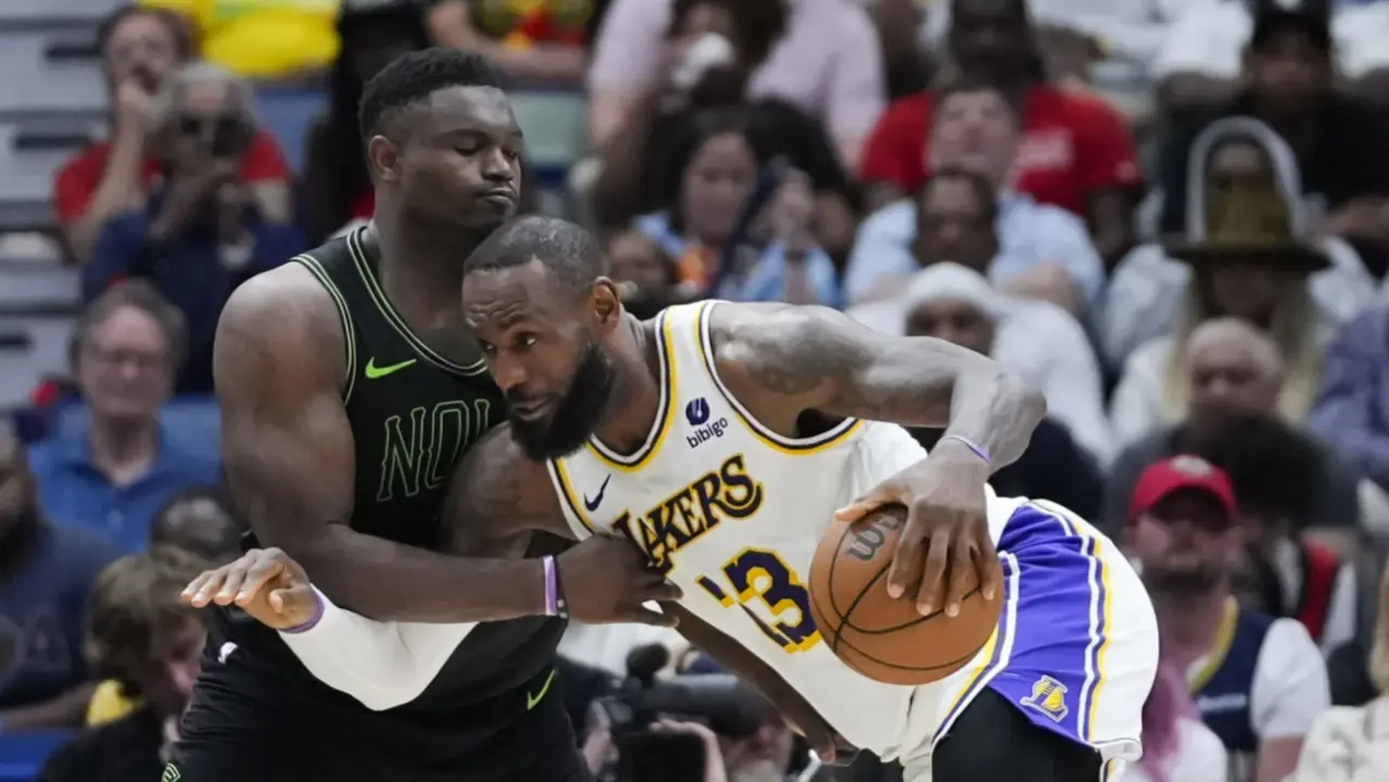 NBA Playoff picture: How to watch Lakers vs Pelicans Live Streaming, scores, injuries, predictions New Orleans Pelicans' Zion Williams and Los Angeles Lakers LeBron James in action