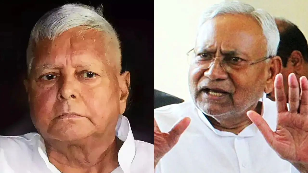 rjd chief lalu yadav and bihar cm nitish kumar