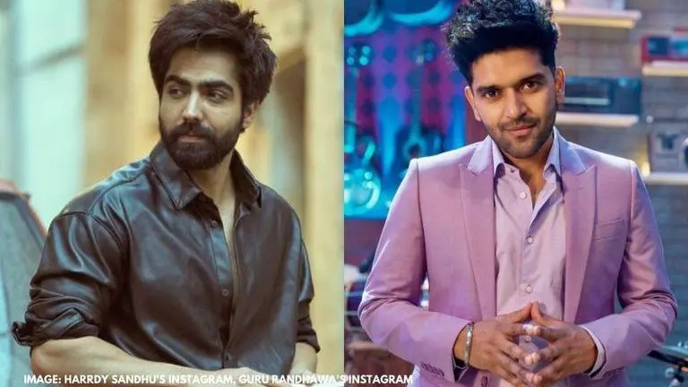 Harrdy Sandhu called Guru Randhawa 'star', insists there's 'no competition' among singers Harrdy Sandhu