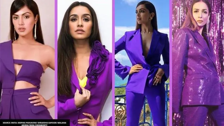 Deepika Padukone, Malaika Arora & other divas rock purple pantsuit; see pics Deepika Padukone