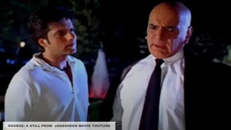 Feroz Khan's death anniversary: When he spoke about son Fardeen Khan's casanova image Image Source: A still from Janasheen movie
