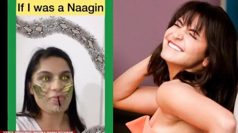 Srishti's Instagram video on 'Naagin' tickles Anushka Sharma's funny bones; Watch srishti's instagram VIDEO/ ANUSHKA SHARMA